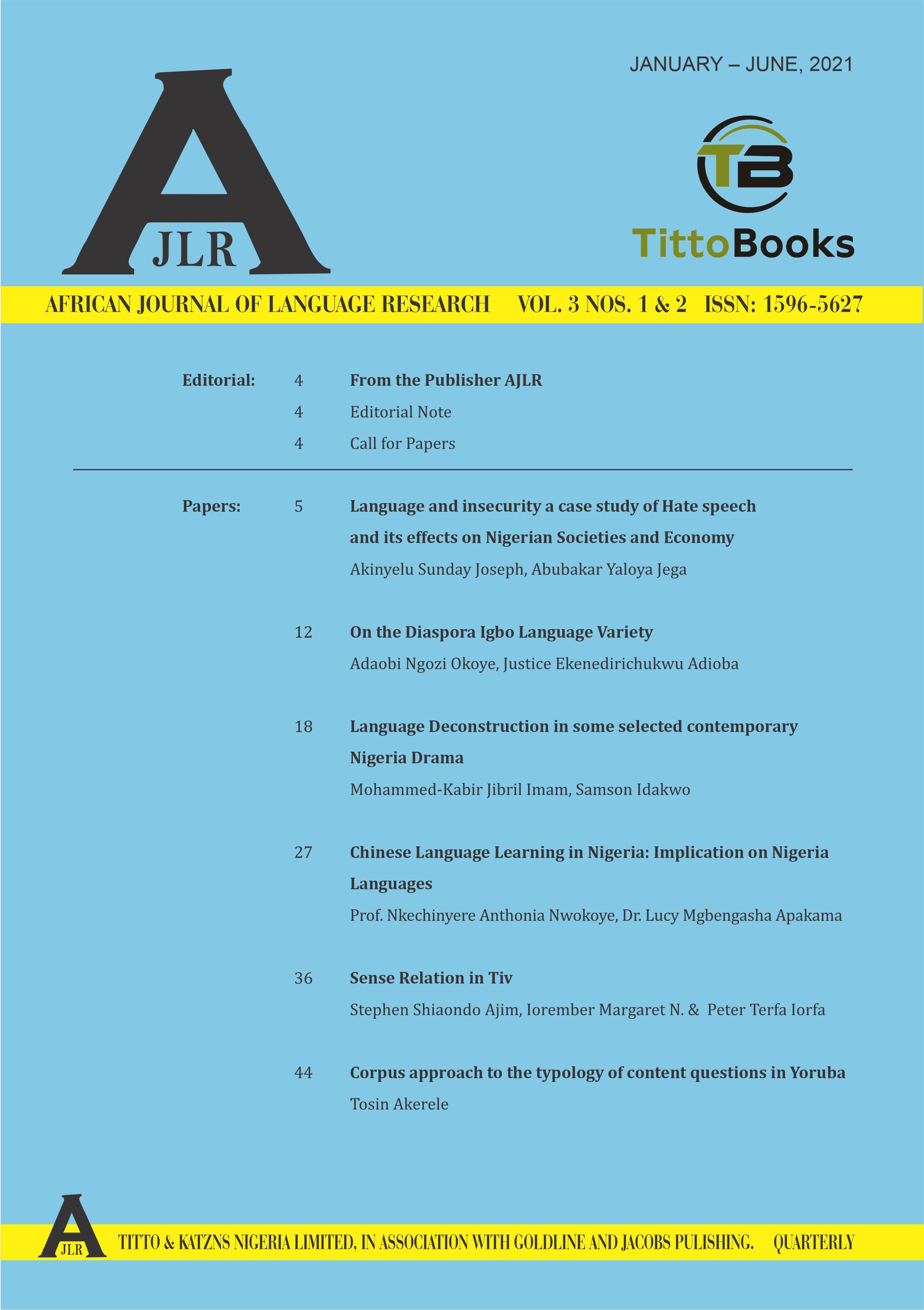 Cover Page
